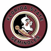 LED Wall Decor, Round, Florida State University