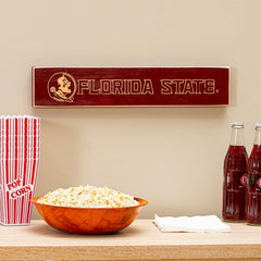 Florida State University Engraved Wood Sign, 3.5" x 18"