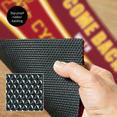 28" x 16" PVC Trapper Mat, Come Back with Tickets, Iowa State Universi