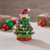 8" LED Ceramic Christmas Tree, Iowa State