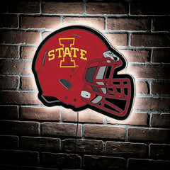 LED Wall Decor, Helmet, Iowa State University