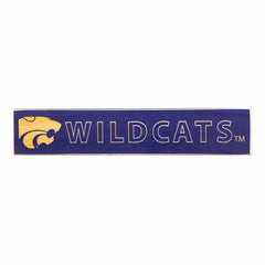 Kansas State University Engraved Wood Sign, 3.5" x 18"