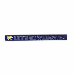 Kansas State University Engraved Wood Sign, 1.5" x 18"