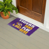 Louisiana State University Fan Mat, 28"x16"