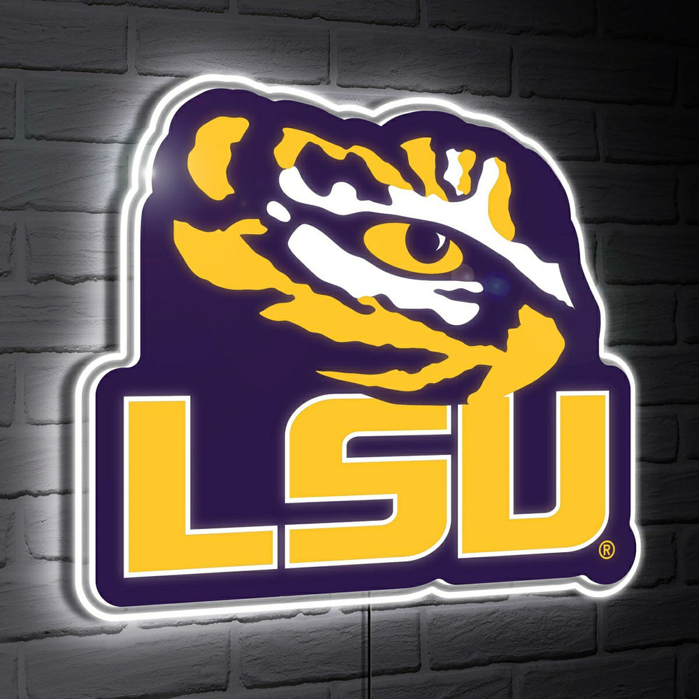 Lsu Tigers LED Wall Decor, Glazelite, Logo