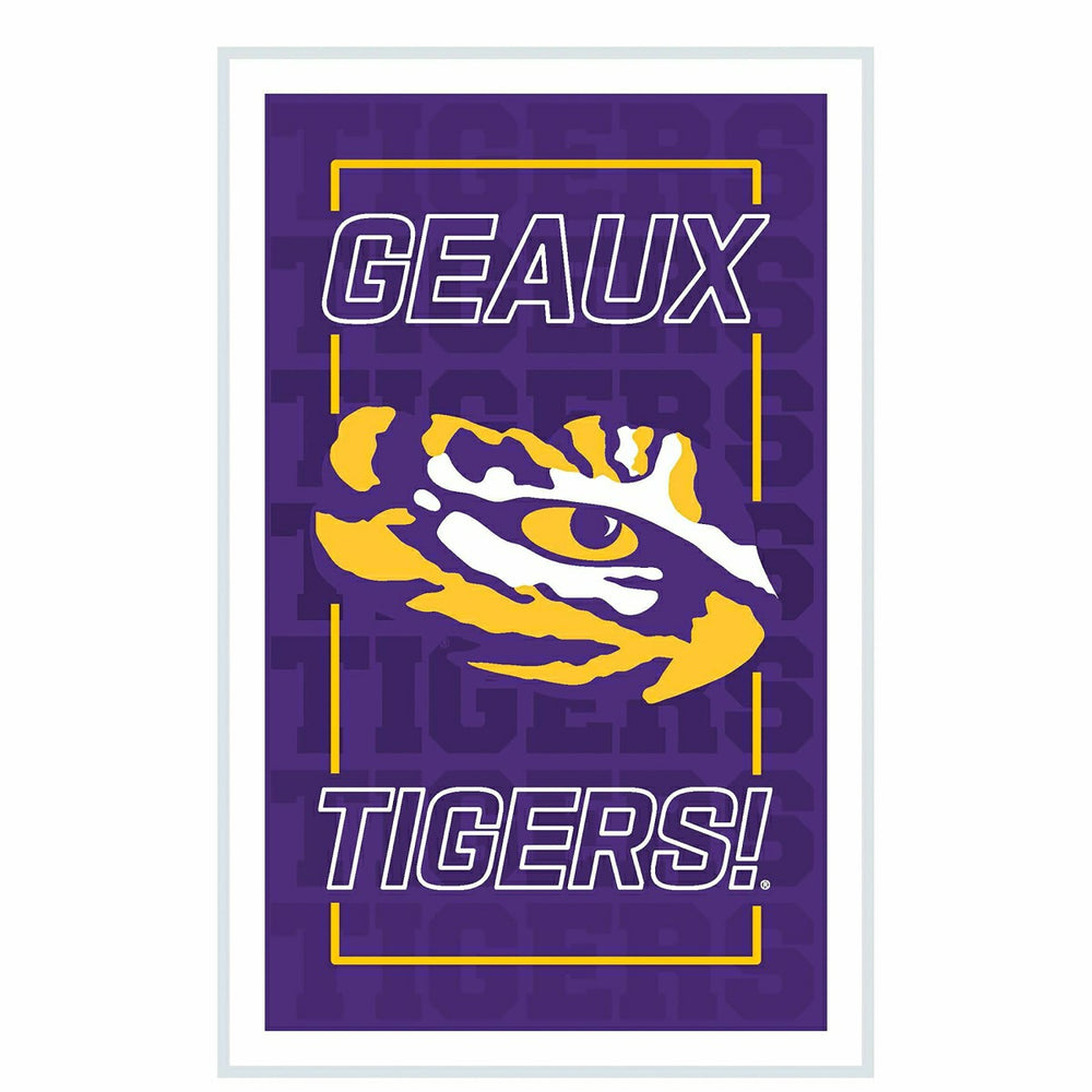 Louisiana State University College Rectangle Neolite LED Decor
