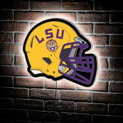 LED Wall Decor, Helmet, Louisiana State University
