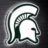 Michigan State LED Wall Decor, Glazelite, Logo