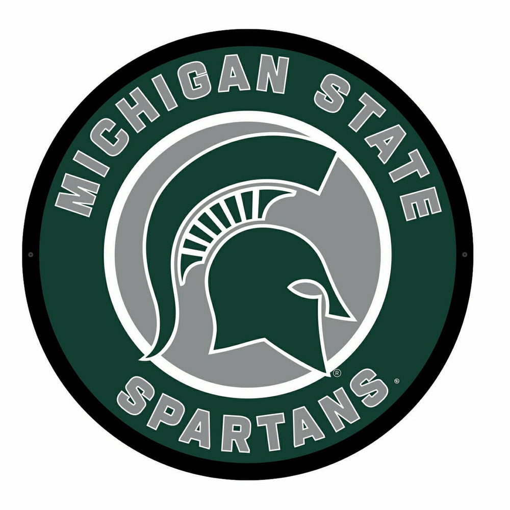 LED Wall Decor, Round, Michigan State University