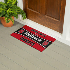 28" x 16" PVC Trapper Mat, Come Back with Tickets, North Carolina Stat