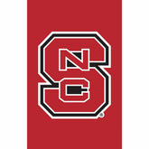 North Carolina State University Applique Garden Flag