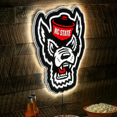 LED Wall Decor, Glazelite, College Mascot, North Carolina State Univer
