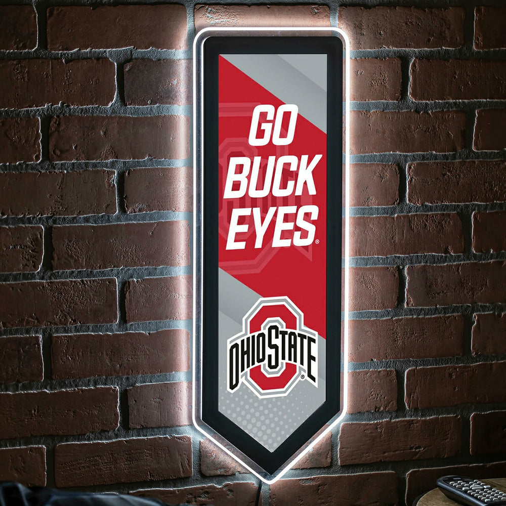 LED Wall Decor, Pennant, Ohio State University