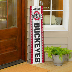 47" Double Sided Leaner, Ohio State University, Christmas