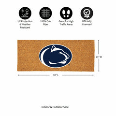 Penn State Extra Large Full Color Coir Mat, 60"x24"