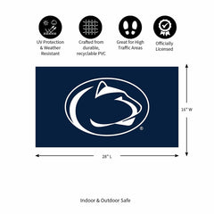Full Color PVC Mat, 16" x 28", Penn State