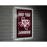 Texas A&M College Rectangle Neolite LED Decor