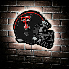 LED Wall Decor, Helmet, Texas Tech University
