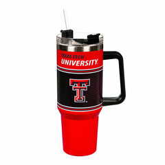 40oz Stainless Steel Canyon Cup w/ Straw, Texas Tech University