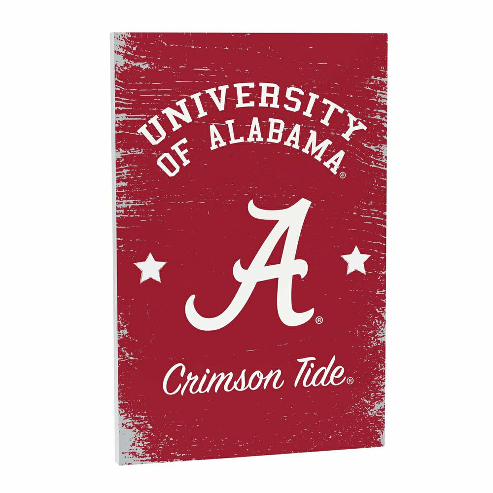 University of Alabama Wood Wall Sign, 16x24
