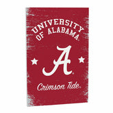 University of Alabama Wood Wall Sign, 16x24