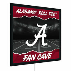 University of Alabama 23"H x 23"L LED Wall Decor, Edgelite, Square