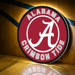 LED Wall Decor, Round, University of Alabama