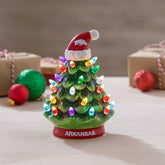 8" LED Ceramic Christmas Tree, University of Arkansas
