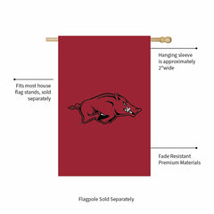 Applique Flag, Reg, University of Arkansas