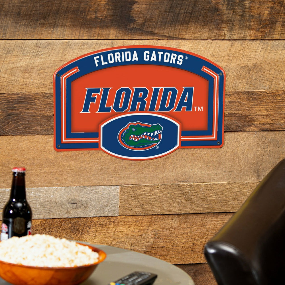 University of Florida USA Embossed Steel Wall Sign, 11" x 17"