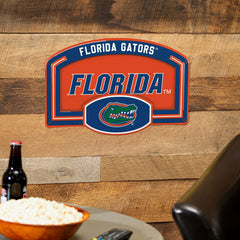 University of Florida USA Embossed Steel Wall Sign, 11" x 17"