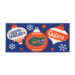 University of Florida Holiday Flocked Coir Sassafras Switch Mat, 22"x1