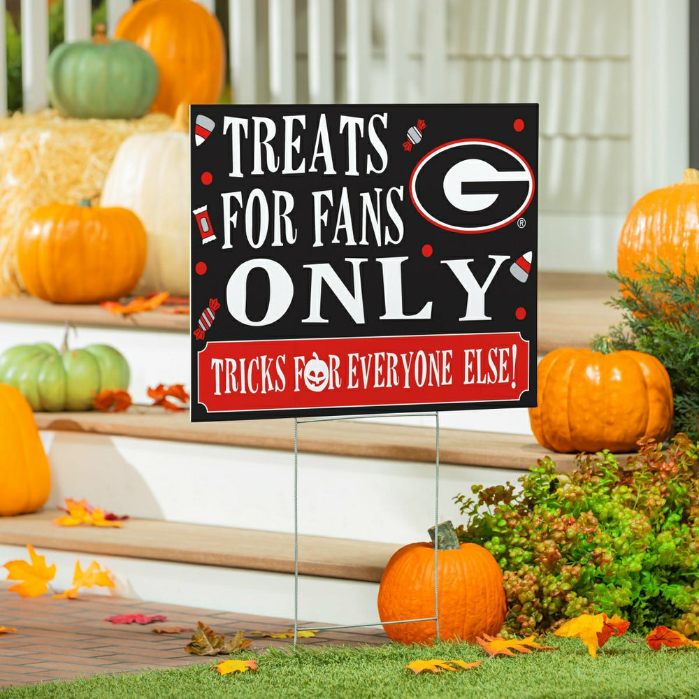 University of Georgia Yard Sign, Halloween Treats for Fans