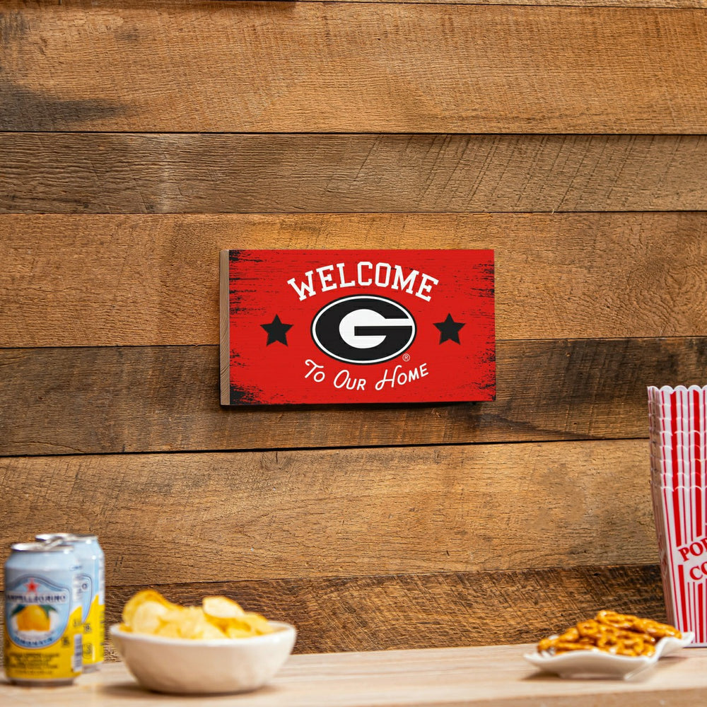 University of Georgia Wood Wall Sign, 6x11