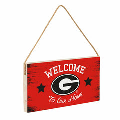 University of Georgia Wood Wall Sign, 6x11