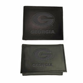 University of Georgia, Bi-Fold and Tri-Fold Wallet Gift Set, Black
