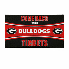 28" x 16" PVC Trapper Mat, Come Back with Tickets, University of Georg