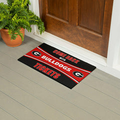 28" x 16" PVC Trapper Mat, Come Back with Tickets, University of Georg