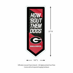 LED Wall Decor, Pennant, University of Georgia