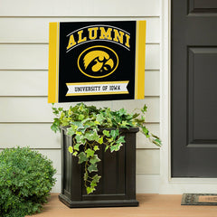 University of Iowa Coroplast Yard Sign Alumni