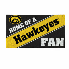 University of Iowa, PVC Mat COLOR, Home of a Fan