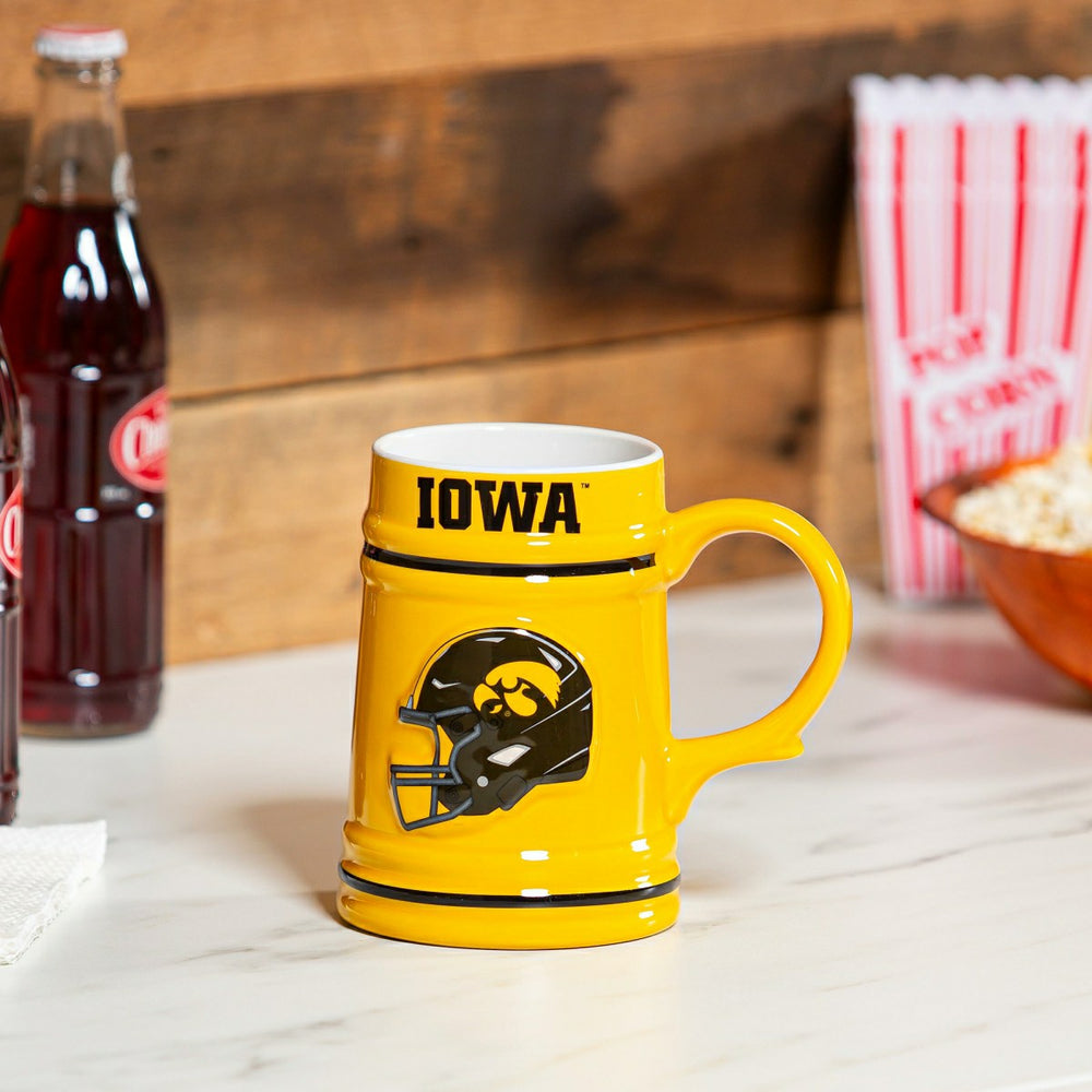 University of Iowa Ceramic Stein Cup, 24oz