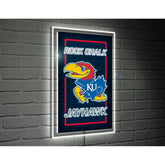 University of Kansas College Rectangle Neolite LED Decor