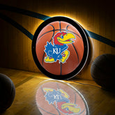 LED Wall Decor, Round, Med, Kansas Basketball
