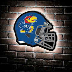 LED Wall Decor, Helmet, University of Kansas