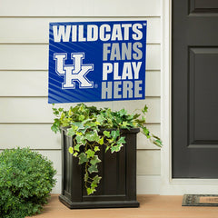 University of Kentucky Coroplast Yard Sign "Fans Play Here"