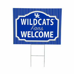 University of Kentucky Coroplast Yard Sign, "Fans Welcome"