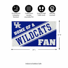 University of Kentucky, PVC Mat COLOR, Home of a Fan