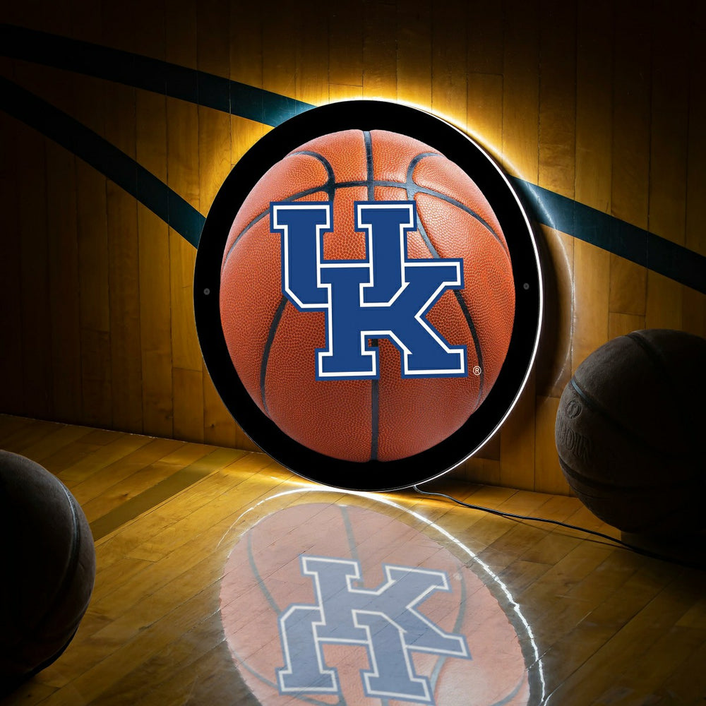 LED Wall Decor, Round, Med, Univ of Kentucky Basketball
