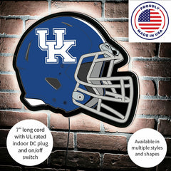 LED Wall Decor, Helmet, University of Kentucky